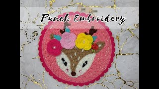 PUNCH EMBROIDERY | REINDEER