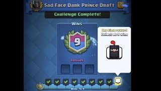 Clash Royale Special Challenge Sad Face Dark Prince Draft