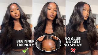 *START TO FINISH* GLUELESS 5X5 CLOSURE WIG INSTALL BEGINNER FRIENDLY |Ft. Alipearl Hair