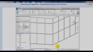 AutoDesk Revit Architecture 2014: Creating Curtain Walls That Turn Corners