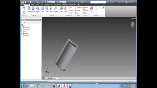 cylinder PART DRAWING in INVENTOR