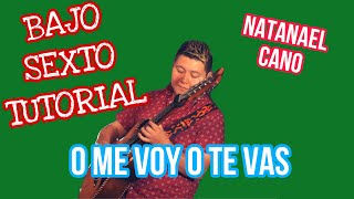 O Me Voy O Te Vas - Natanael Cano (TABS Bajo Quinto Tutorial)