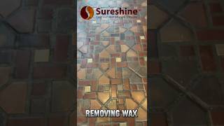 Removing wax from tile floor #floor #cleaning #losangeles