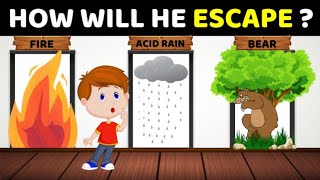 How will he escape ?|Riddles|Geniusmindriddles|