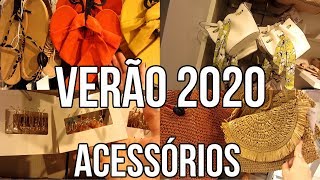 Calçados e acessórios para o verão 2020