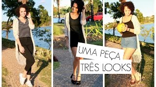 UMA PEÇA, TRÊS LOOKS: KIMONO DE TRICÔ | Por Nanda Soares - Guarda-Roupa de menina