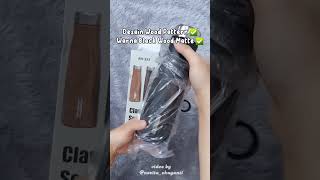 REKOMENDASI BOTOL MINUM STAINLESS STEEL ANTI TUMPAH #shorts #racunshopee #rekomendasi #unboxing