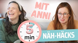 🕵️‍♀️ Funktionieren 5-Minuten Näh-Hacks?! Anni & ich decken auf! 😱✂️ | @handmadebyanni