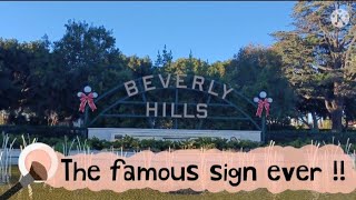 Beverly Hills Sign l Los Angeles l Hidup di Amerika