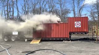 Massachusetts Firefighting Academy Flashover Simulator Prop