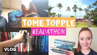 Reading my first horror book + holidays! I TOME TOPPLE READING VLOG