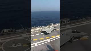 Viral LCA TEJAS landing on INS VIKRANT #shorts #lcatejas #insvikrant