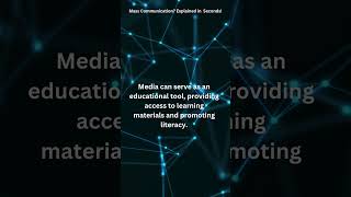 role of media in education #masscommunication #education #digitisation