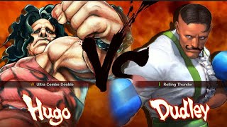 HUGO VS DUDLEY | CPU VS CPU Ultra Street Fighter IV  (Hardest AI)