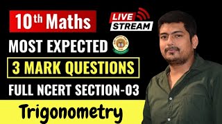 TRIGONOMETRY Important Questions || Class-10th|Class 10 Maths Complete Revision |