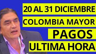 🔔 COLOMBIA MAYOR: INFORMACIÓN FECHAS DE PAGO DICIEMBRE [2024]