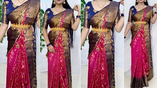 Different types of saree draping for occasions/Elegant saree wearing styles/Saree Draping styles❤️