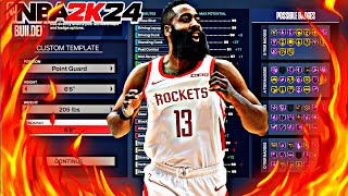 MY NEW OFFICAL JAMES HARDEN BUILD WILL MAKE YOU ENJOY 2K24