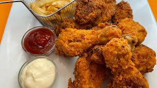 دجاج كنتاكي🍗 مع صلصة الجبن