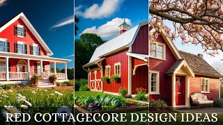 Rustic Charm Revealed: The Magic of Red Cottagecore Homes