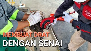 Cara Membuat Drat Manual Dengan Alat Senai