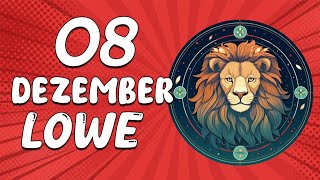 DU BEKOMMST EINEN HERZINFARKT❗️ LÖWE ♌ HEUTE, 8. Dezember 2024