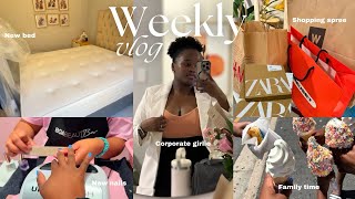 #vlog :Big things for Big Girls|Bedroom Makeover| Shopping Spree| Work Outfit Haul| Family time