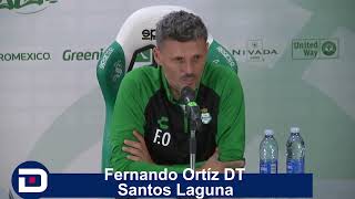 Su profesionalismo y calidad humana es algo a destacar: Tano Ortiz DT Santos Laguna