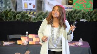 Gloria Gaynor sings her new song at the KMMC, Ramstein Air Base, Germany, Dec  26, 2013