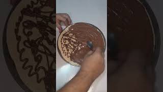 Como fazer um pizza de chocolate com granulado para gata!