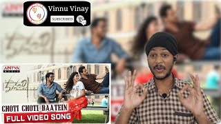 Choti Choti Baatein Full Video Song | Maharshi | Mahesh Babu | Pooja Hegde | Reaction | Vinnu Vinay