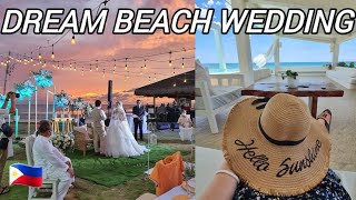 Jeno and Jona's Beach Wedding at Sundowners Zambales 🇵🇭