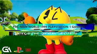 Pac-Man World Gameplay by Regan - 1999 Retro Gameplay Pac Man PS1 Vintage Gaming Pac Man Gameplay