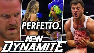 SUPER AEW DYNAMITE! MJF TURNA HEEL, ADAM PAGE LASCIA L'ELITE (?) E MERCEDES - BRITT BAKER... 😍