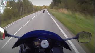 Заруба Honda cbr 1000 RR против Yamaha R6