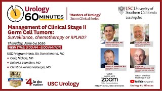 Urology 60 Minutes - Episode 11 -"Management of Clinical Stage II Germ Cell Tumors"