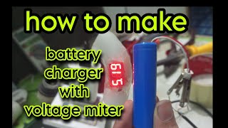 how to meke voltage miter + Battery  charger  all in one 😍