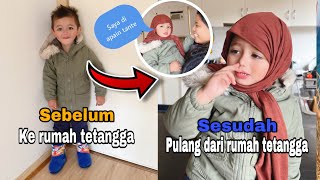 Sebelum & sesudah pulang dari rumah tetangga || anak Saya berubah jadi seperti ini ??