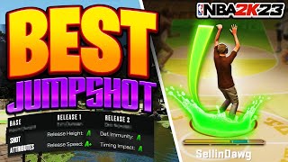 *NEW* BEST JUMPSHOT AFTER PATCH ON NBA 2K23 HIGHEST GREEN WINDOW 100% GREENLIGHT NEVER MISS AGAIN!!!