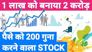 Best Multibagger stock to invest in 2021 | 1 lakh to 2 crore | stock market school