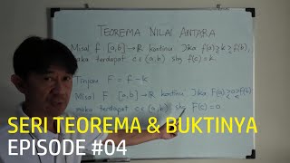 TEOREMA DAN BUKTINYA | Episode 04: Teorema Nilai Antara