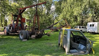 1990 ford f250 cab removel with backhoe- T&S