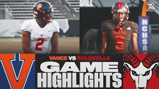 Vance vs Rolesville | The Cougars repeat as 4AA State Champions | NCHSAA Spring FB 2021