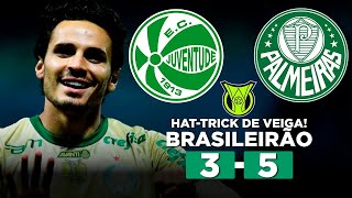 Juventude 3 x 5 Palmeiras Brasileirão Série A 2024 Extended Highlights And Goals