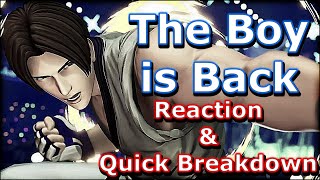 My Favourite SNK character is finally back Kim Kaphwan reaction trailer & a quick breakdown