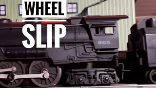 Massive wheelslip with Ol 665 #lionel