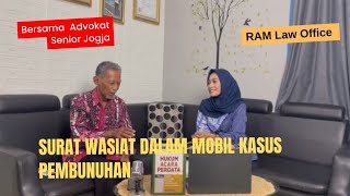 SURAT WASIAT DALAM MOBIL