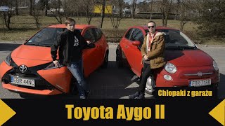 Toyota Aygo II - mała i wiecznie wkurwiona (Aygo vs. 500) - TEST #7 | Chłopaki z garażu