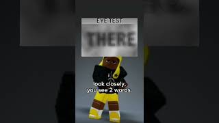 What 2 words do you see? #robloxshorts #shorts #trending