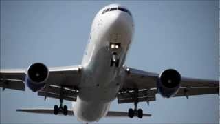 Planespotting @ EDDF: Landings on runway 07L (2013-03-27)